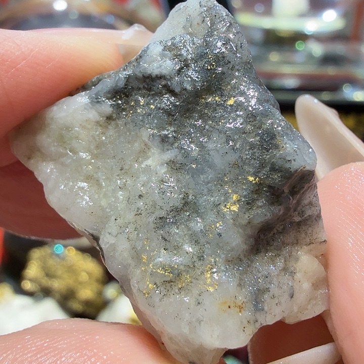 豫18g聚金阁天然明金矿标