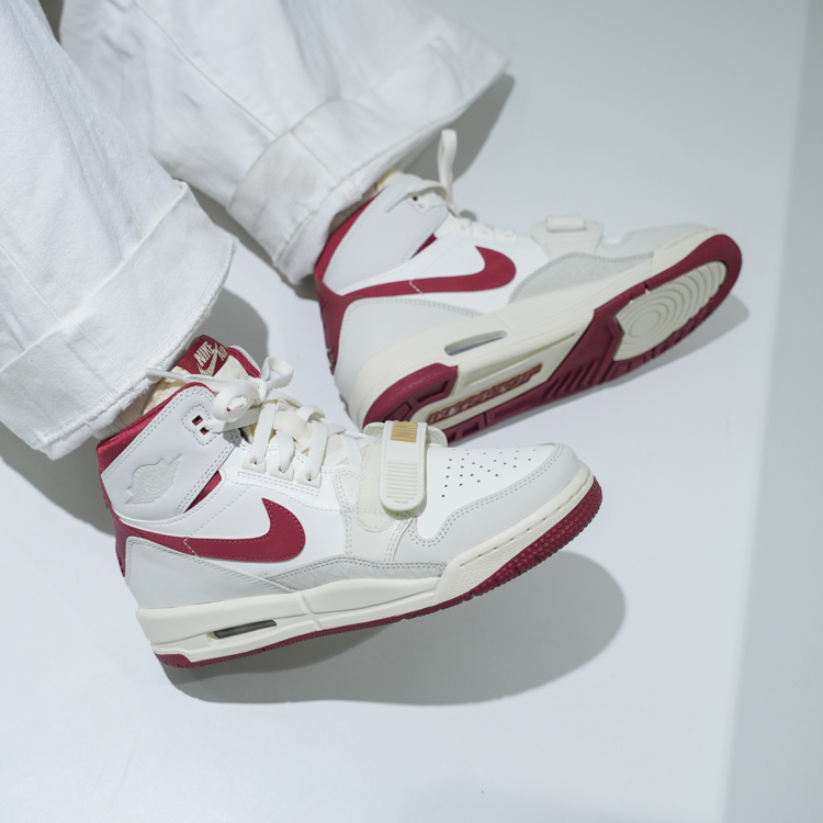  NIKE/耐克官方正品AJ312 GS白红高帮休闲运动鞋IQ9785-161流光风