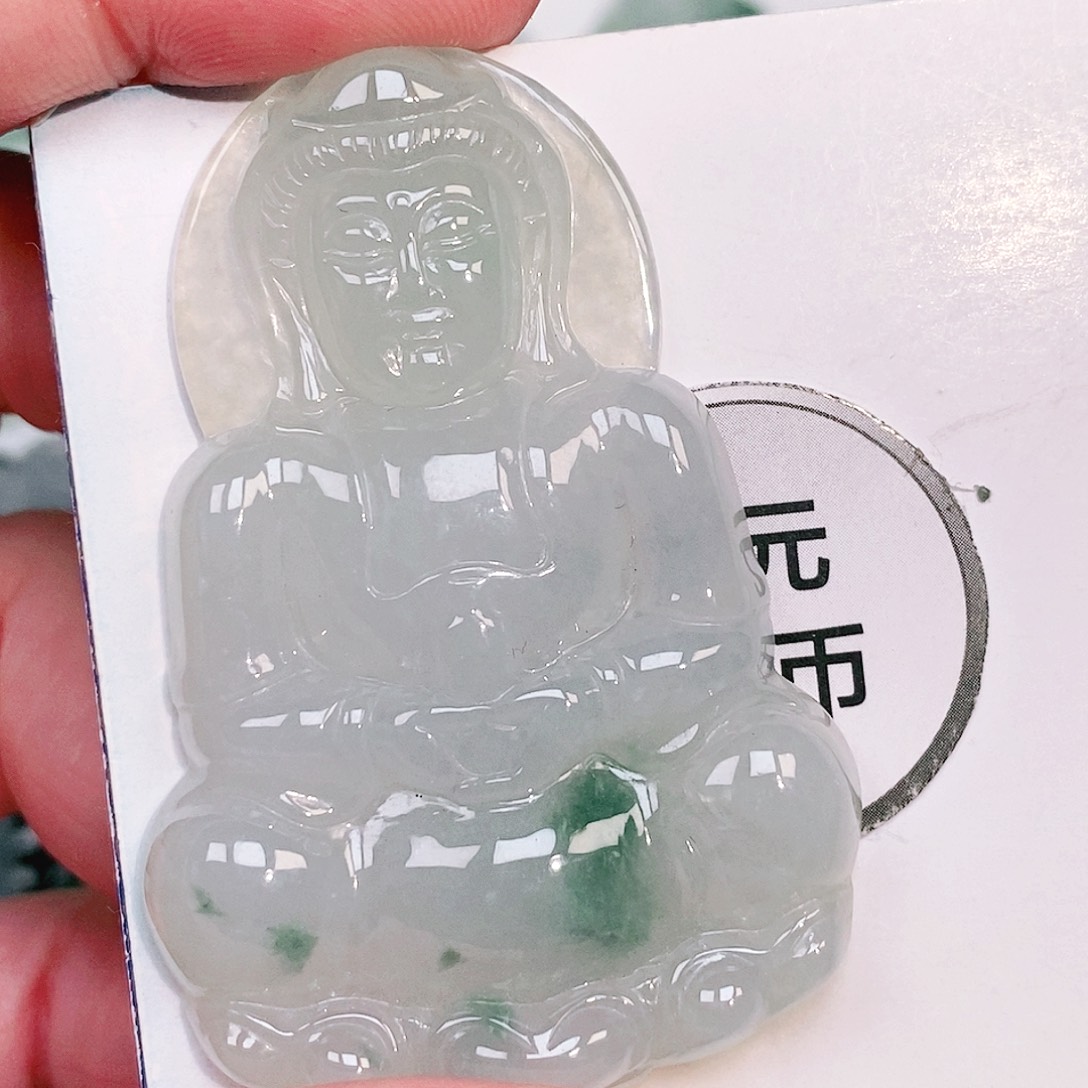 翡翠未镶嵌颈饰吊坠