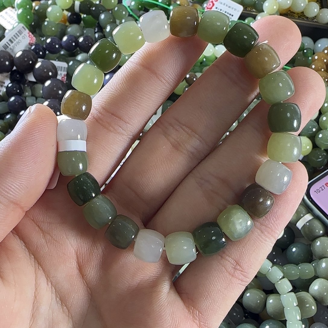 和田玉手链未镶嵌276