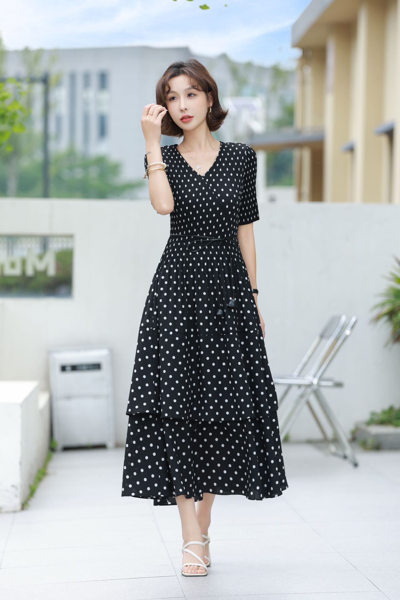 0624-30   女款气质法式显瘦连衣裙   WZFQ  219 ZJ Z