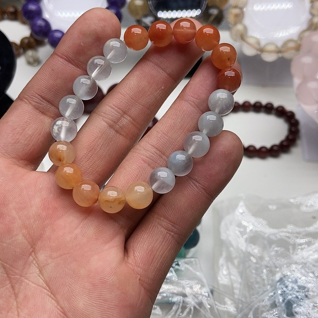 水晶手链未镶嵌明****吖默认微瑕