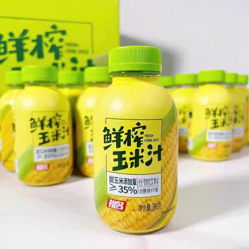 【2025.7】祖名玉米汁饮料300g*6瓶