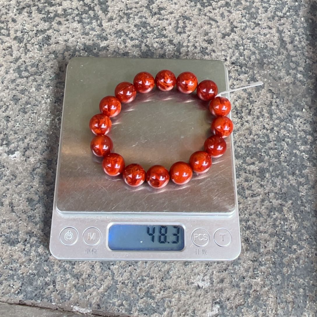 佛***说南红玛瑙未镶嵌手链