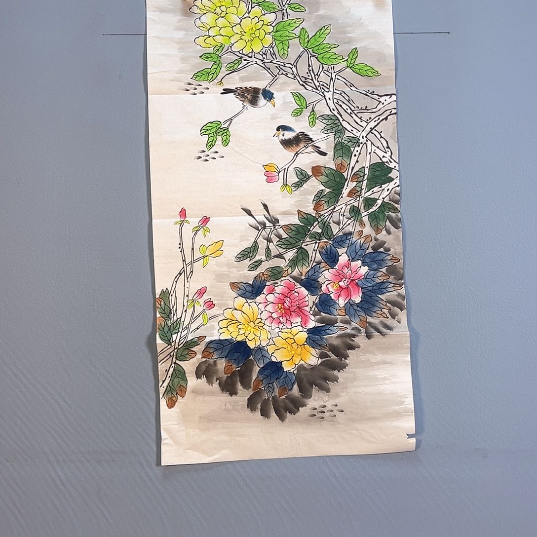 国画186 花开富贵花盛开时是