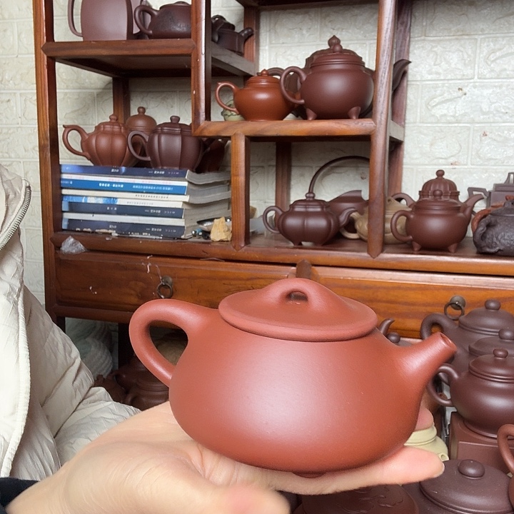 紫砂茶壶石瓢260cc半手工