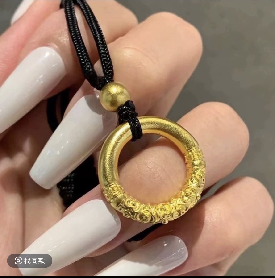 合金吊坠 【平安祥云平安扣】项链情侣轻奢复古项圈