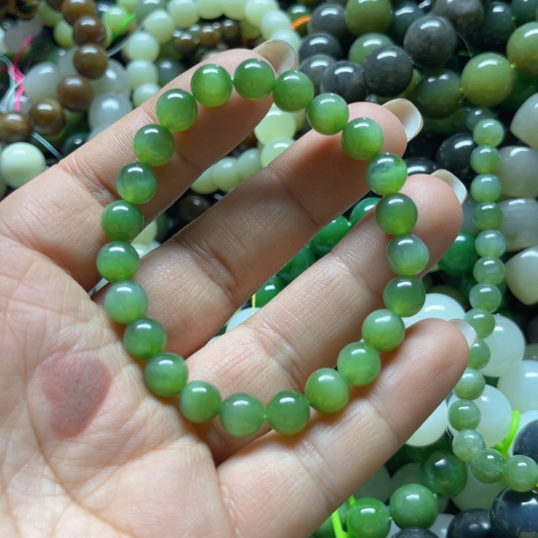 和田玉手链未镶嵌