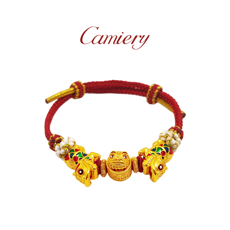 CAMIERY/卡美瑞 新中式可旋转醒狮编织手链yoyo