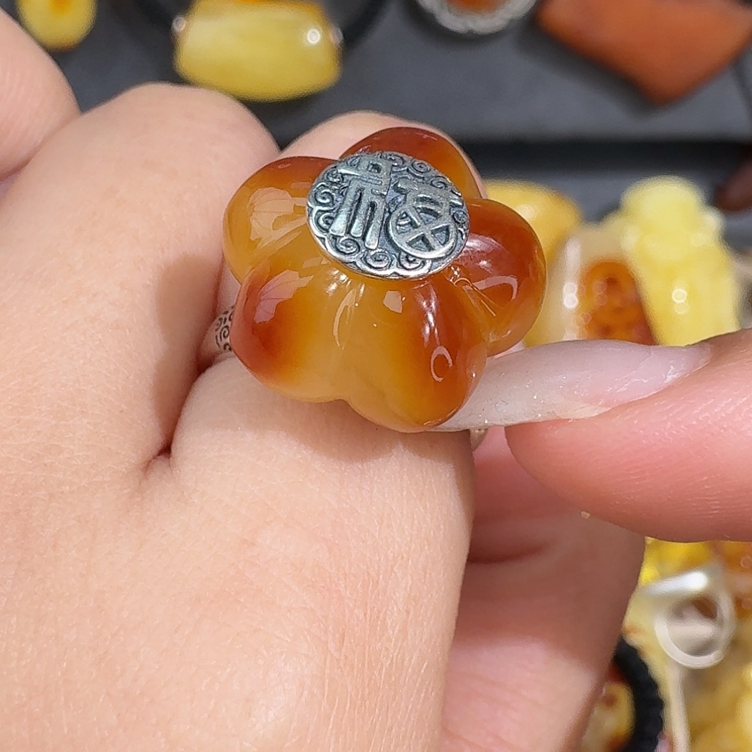 琥珀未镶嵌裸石我