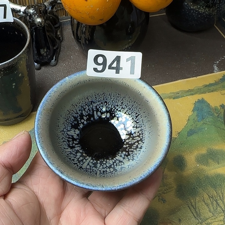 茶盏建盏杯主人杯龙窑柴烧