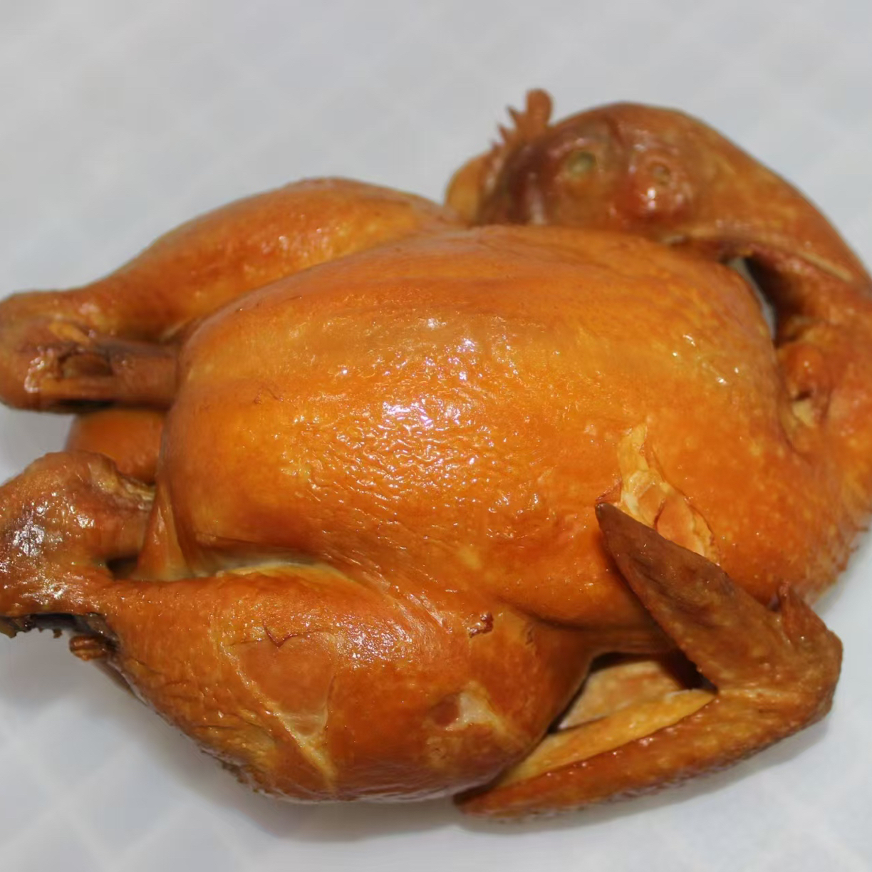 紫光园门店同款小熏鸡烧鸡肉鲜嫩软烂脱骨开袋即食下酒菜顺丰包邮