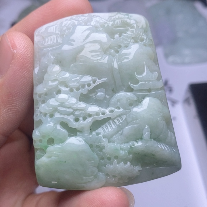 颈饰未镶嵌翡翠翡翠