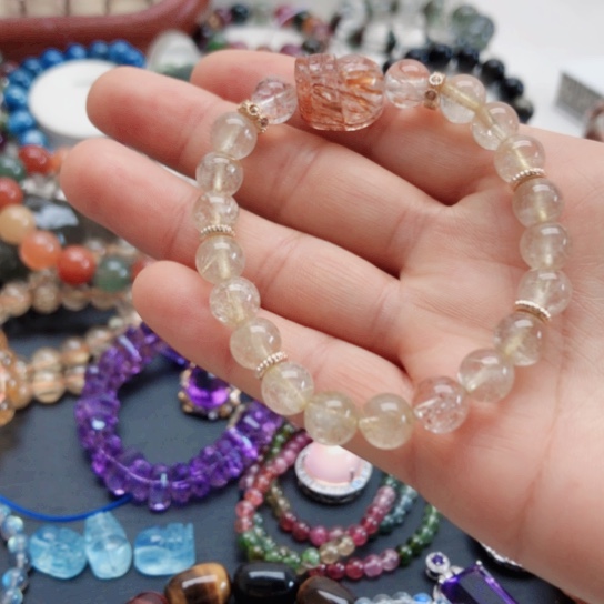 水晶手链未镶嵌水晶手链