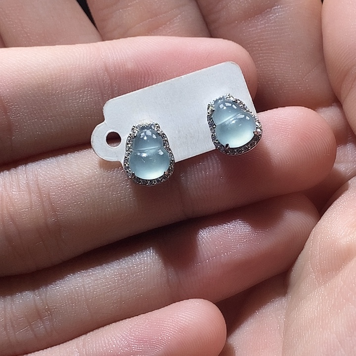 b***3翡翠银S925镶嵌颈饰