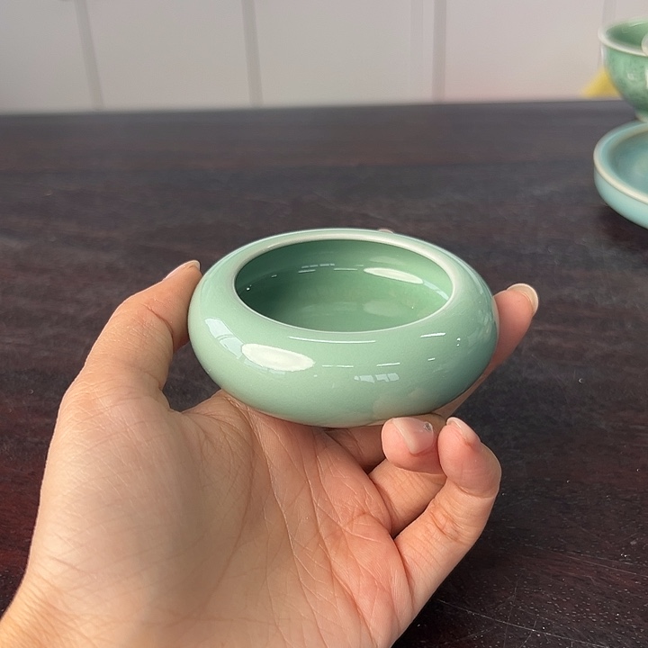 云间青瓷龙泉小米茶器