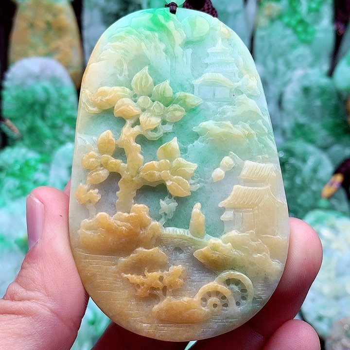 翡翠吊坠(不含链)未镶嵌