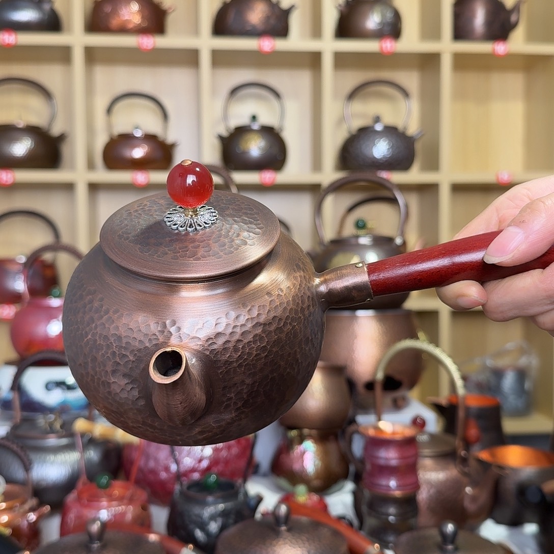 600毫升紫铜壶侧把