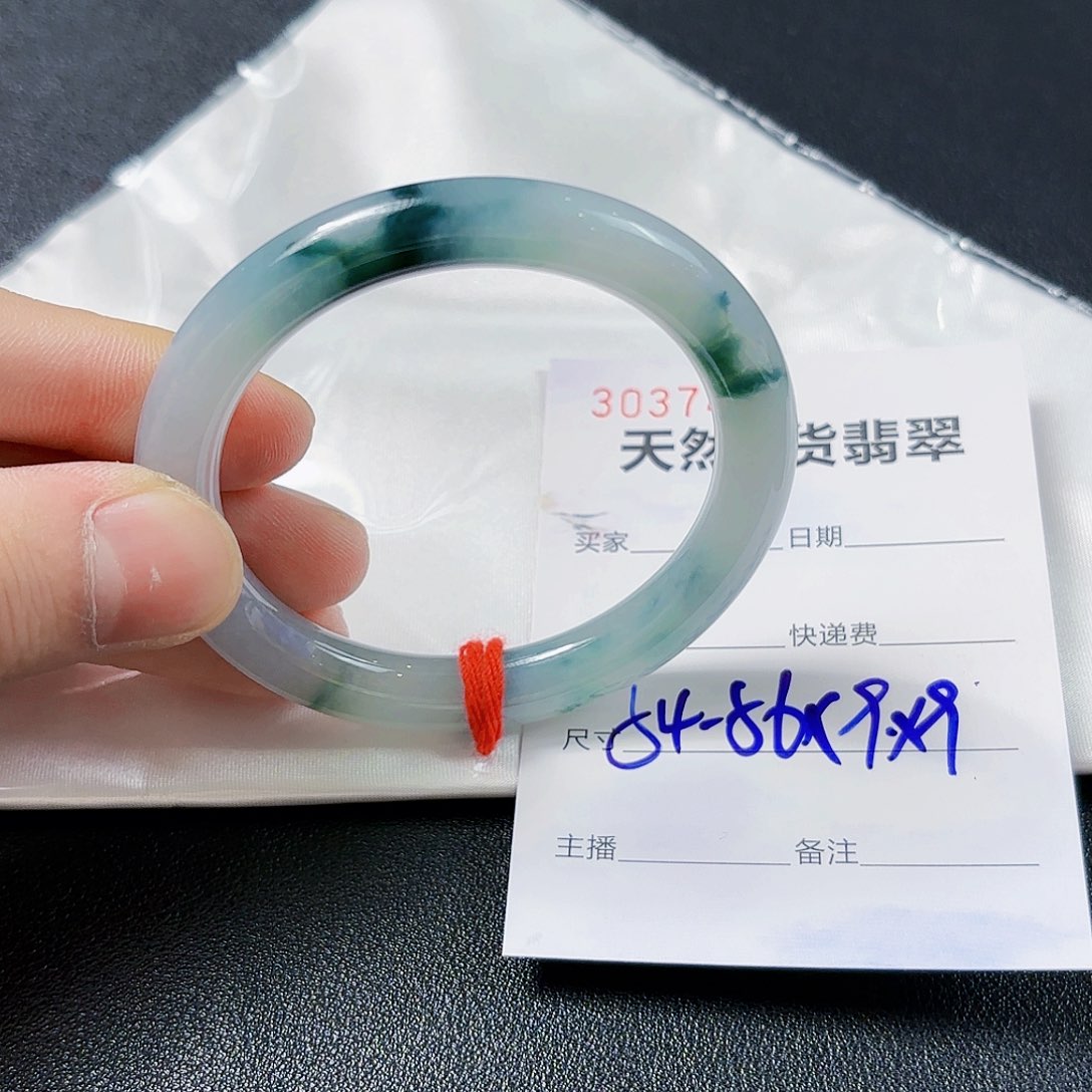 翡翠未镶嵌手镯翡翠手镯54-56