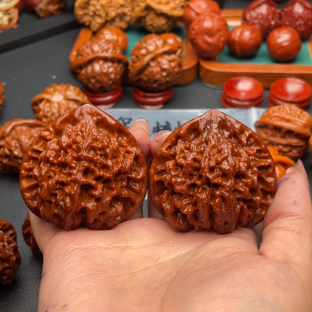 文玩核桃把件官帽