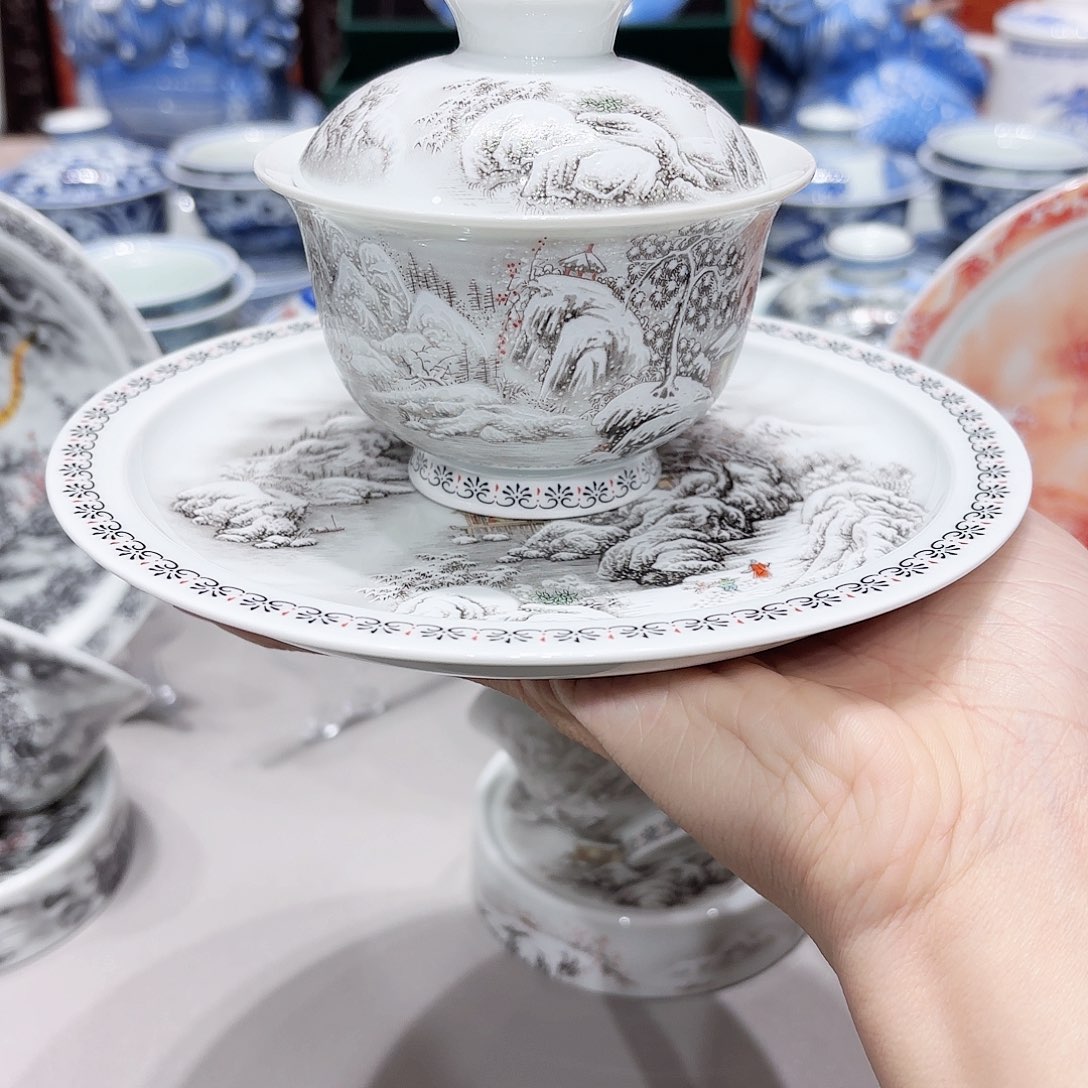 盖碗Z****Y景德镇高温茶具