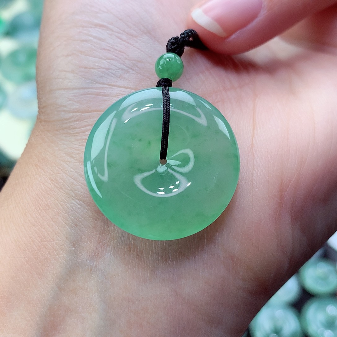 翡翠颈饰未镶嵌羽*尺寸26-5.6