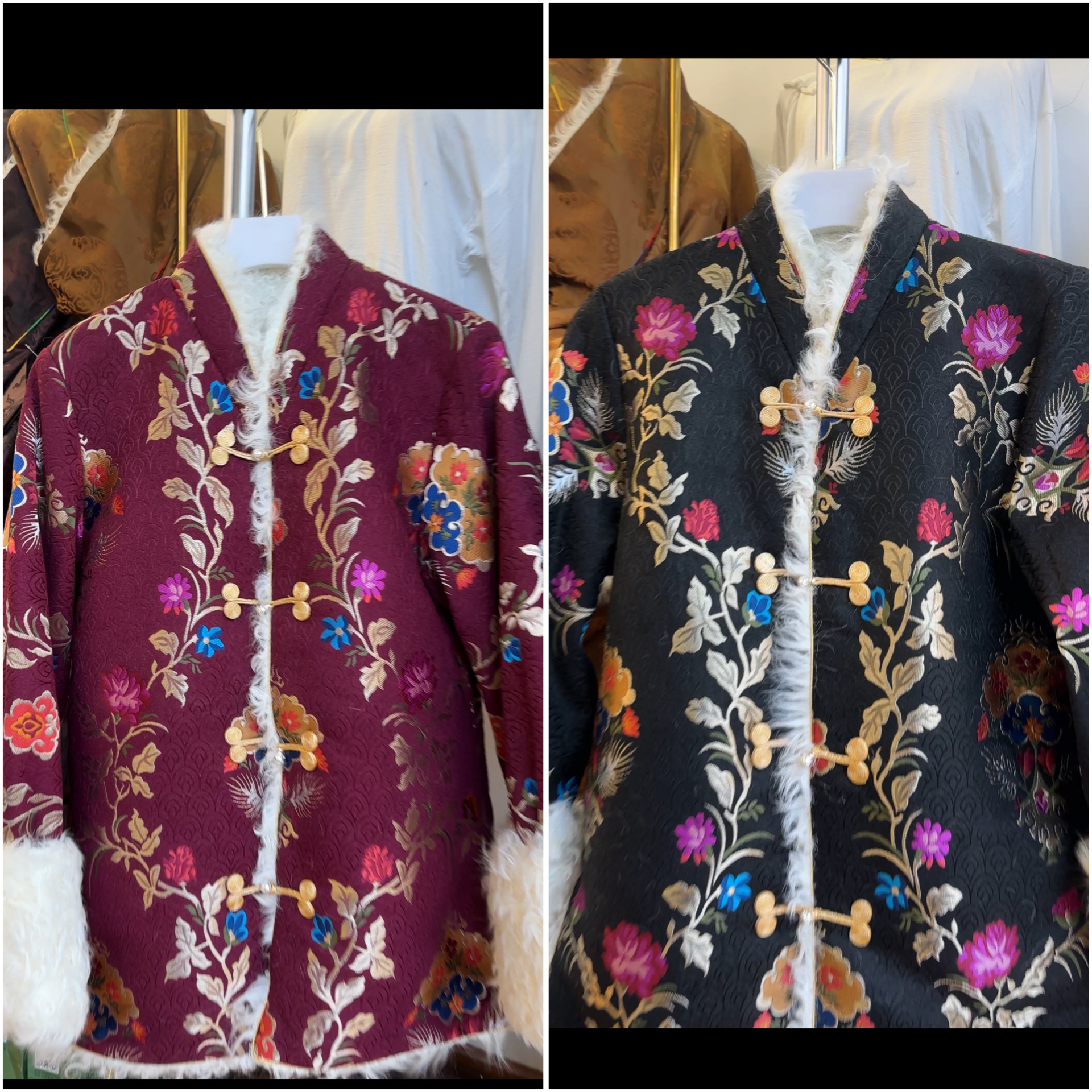 高仿不热加色中扣外套