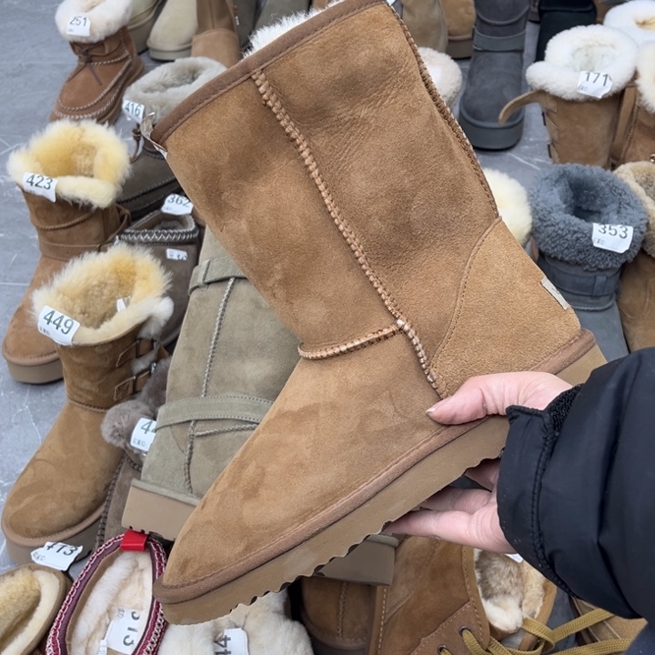 栗色中帮平口40-1