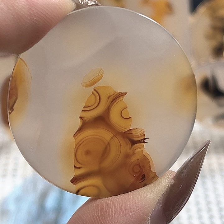 猪***书玛瑙/玉髓合金颈饰