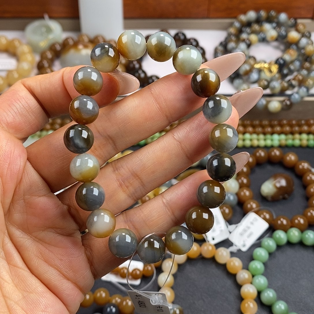 和田玉手串未镶嵌