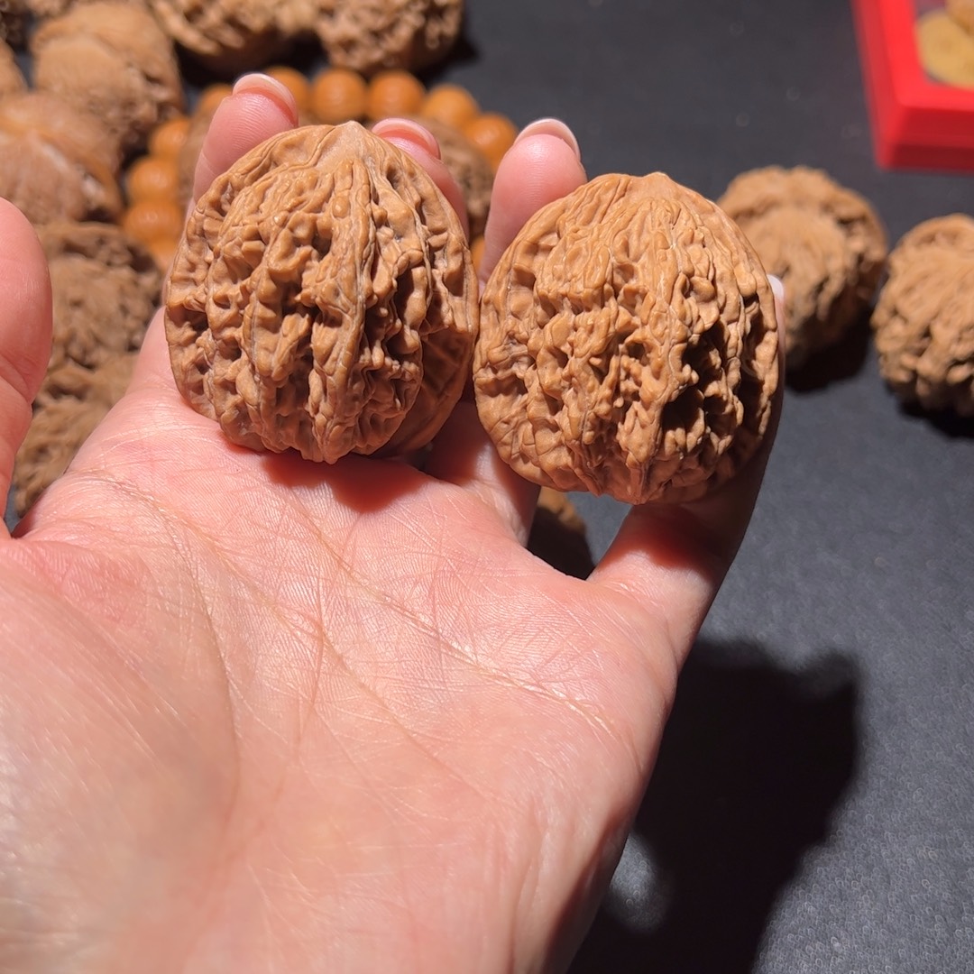 吊坠文玩核桃麦穗虎头