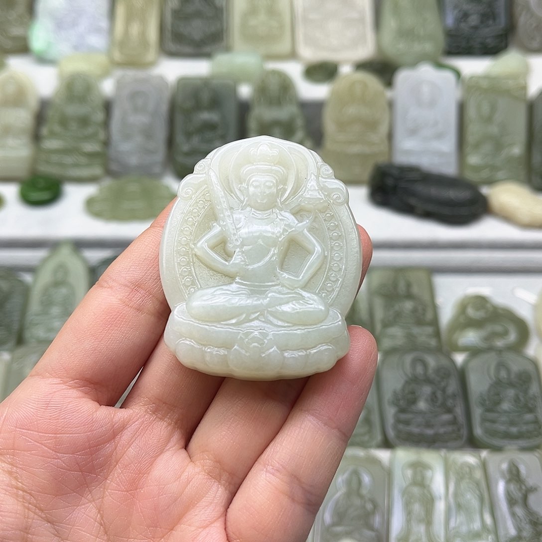 和田玉颈饰未镶嵌z*杰