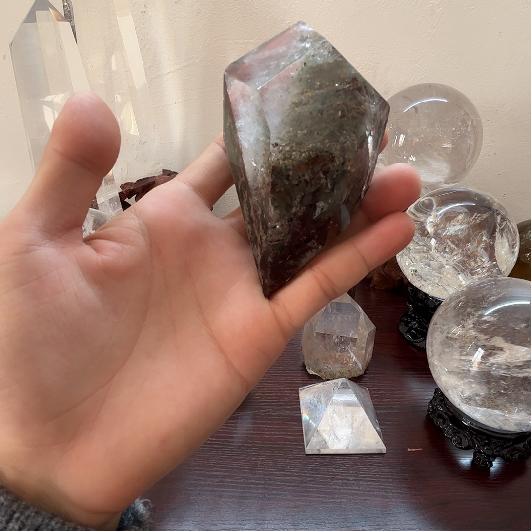 大型摆件（非配饰）银S925镶嵌水晶