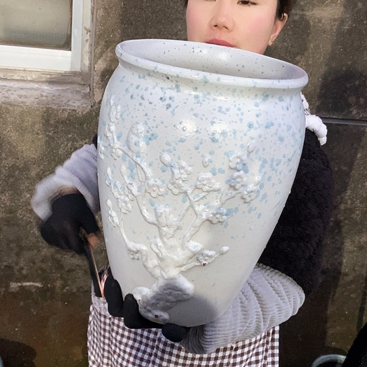 紫砂花盆正品口25高35