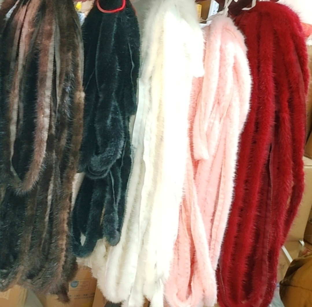 水貂毛旗袍中式服装辅料