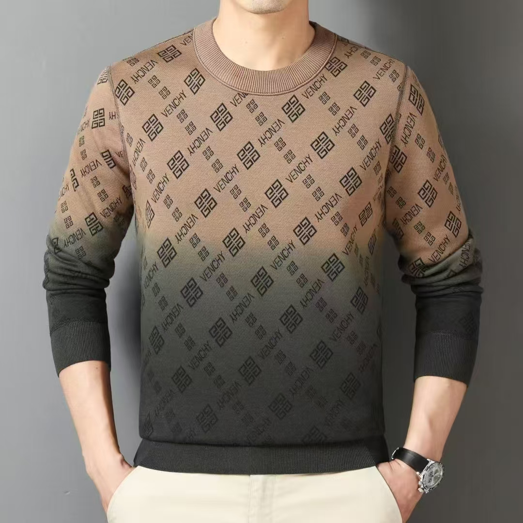 冬季时尚针织男士针织衫长袖（400~500）