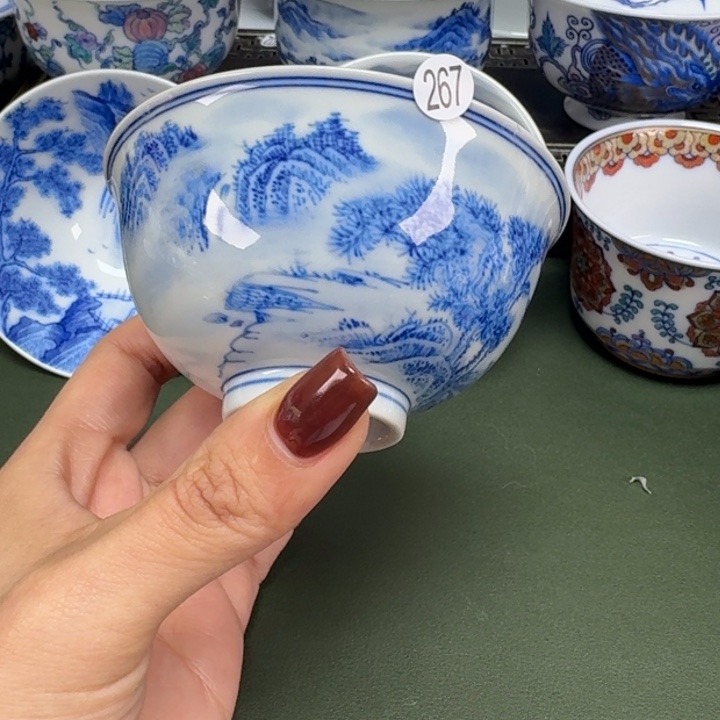 沙沙手工手绘茶具267