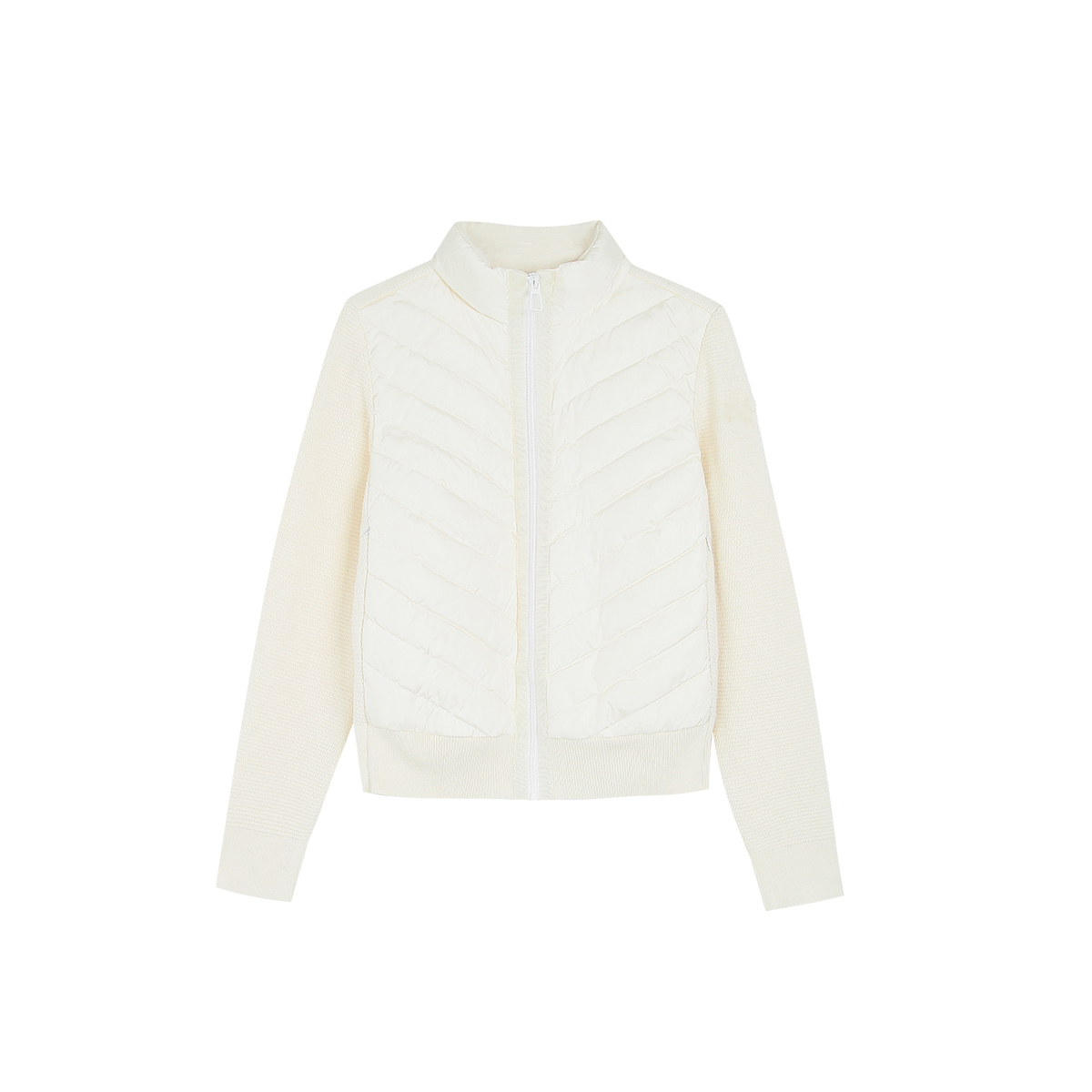 【荟品仓】2510020-大鹅 秋冬新款女士针织夹克针织羽绒6830L