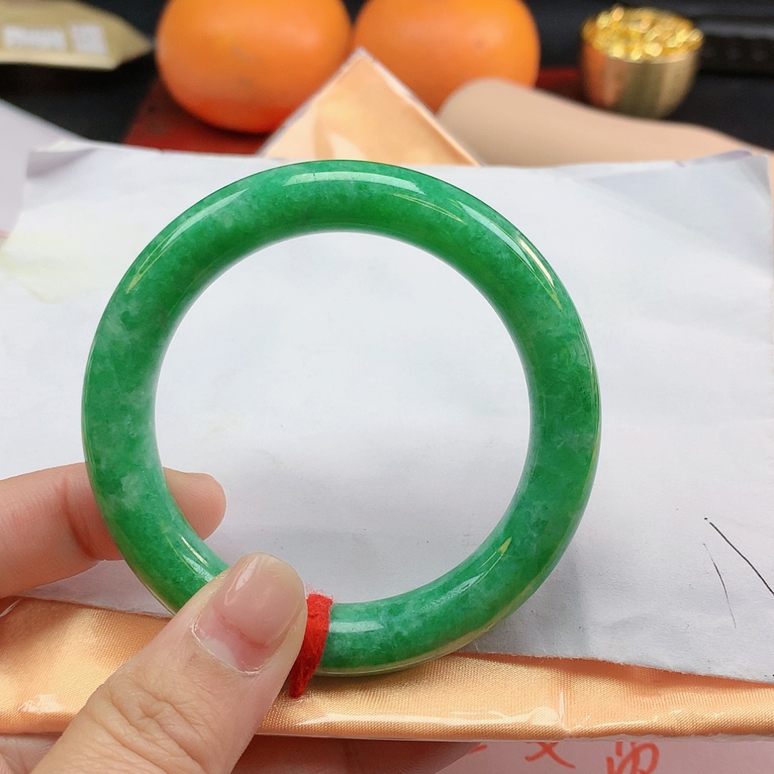 翡翠手镯未镶嵌53圈圆1147