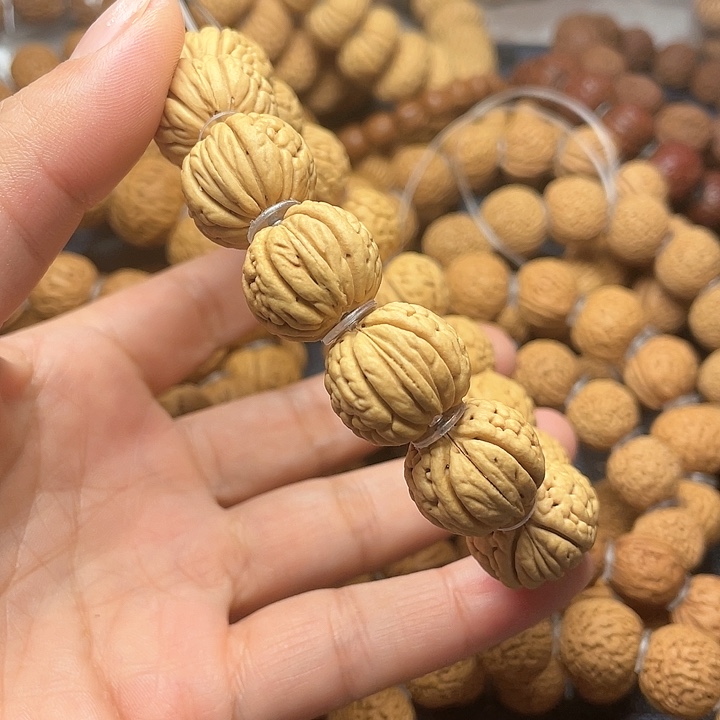 桃核手串核桃手串铁扇17➕