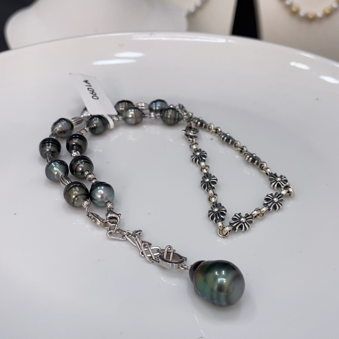 未镶嵌海水珍珠颈饰我***吖大溪地项链8.1-13.1 潘