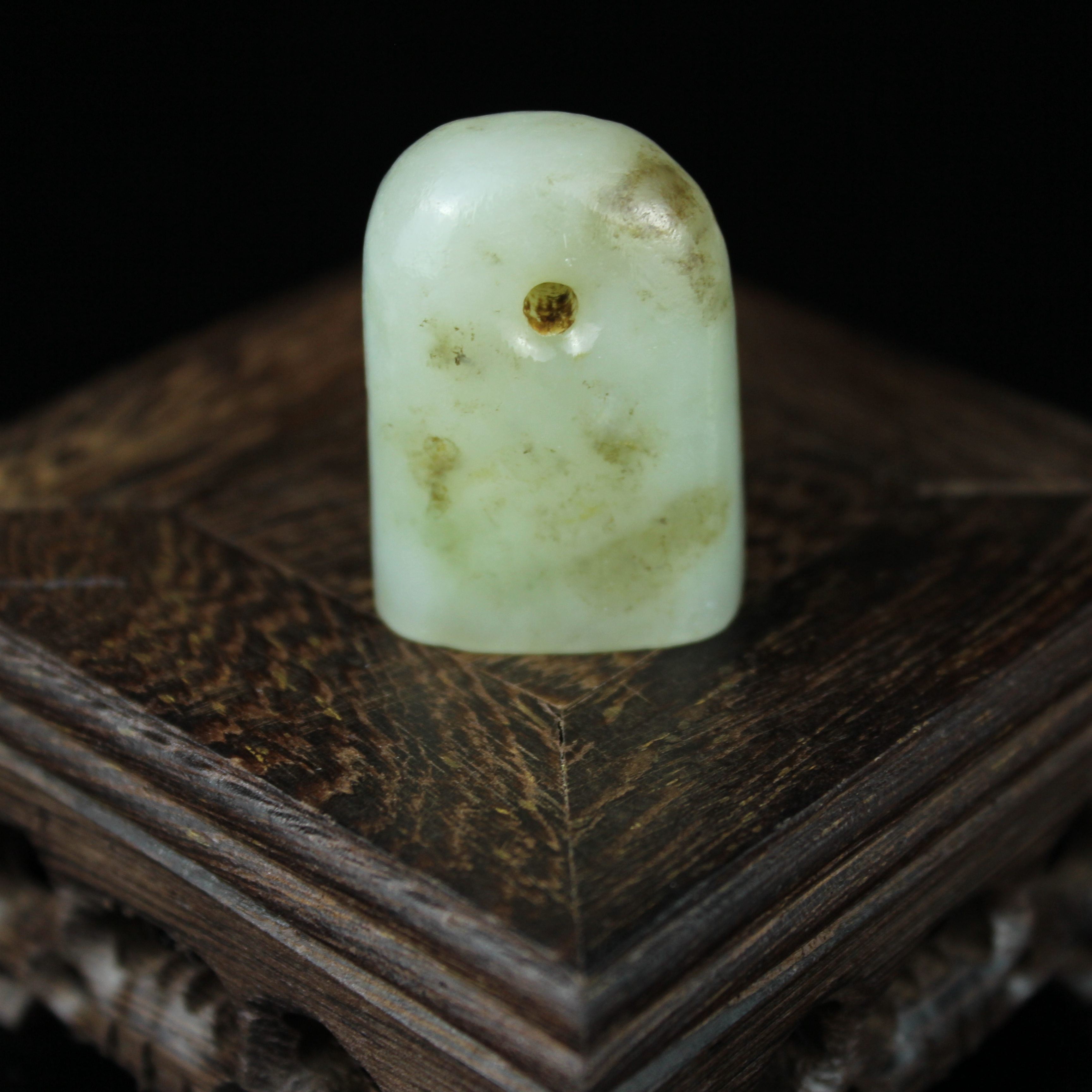 TCWWA07452清晚和田白玉闲章