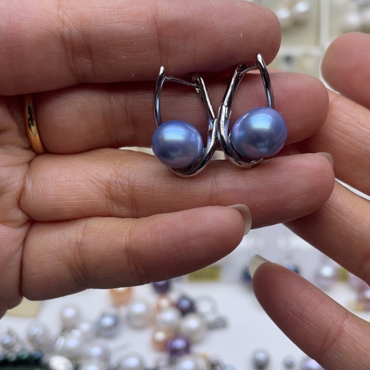 淡水珍珠耳饰未镶嵌