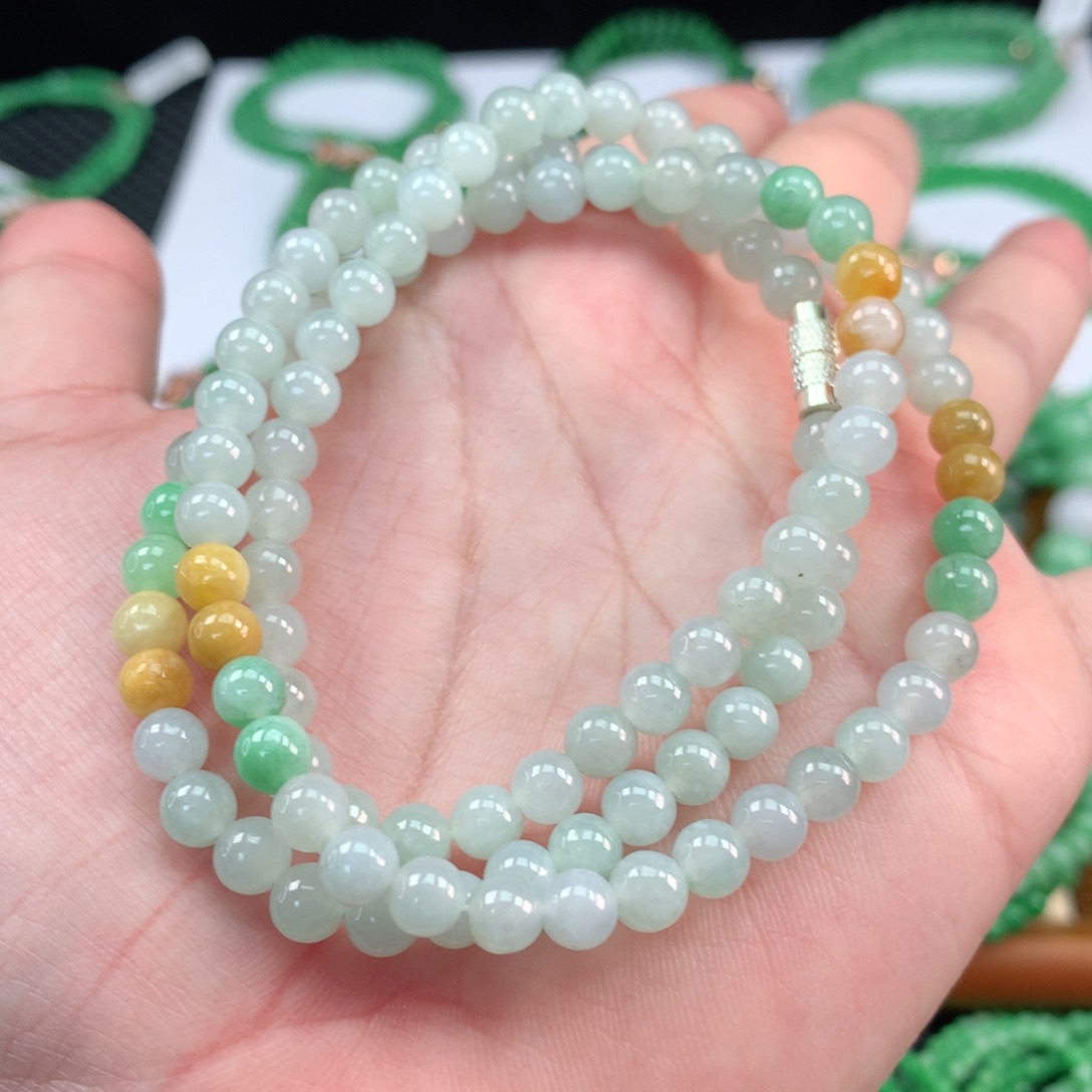 翡翠手链未镶嵌翡翠