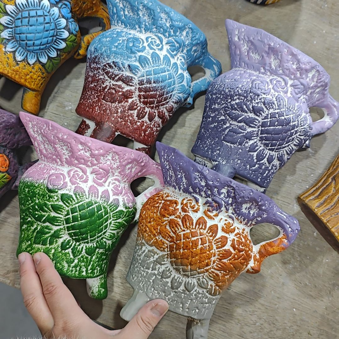 陶吸水透气的白陶花盆凑满12发货