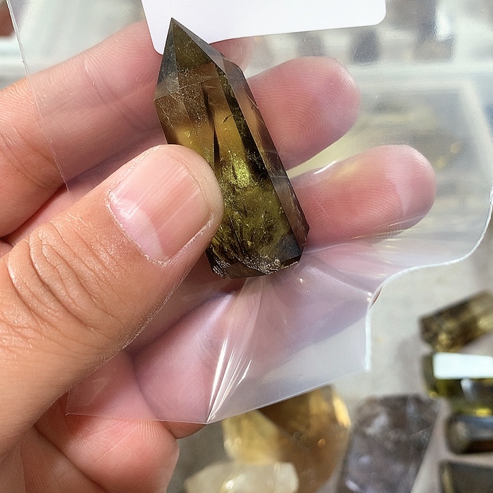 水晶天然水晶柱子D259未镶嵌乾*