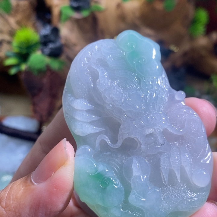 【闪购商品】颈饰未镶嵌翡翠龙牌