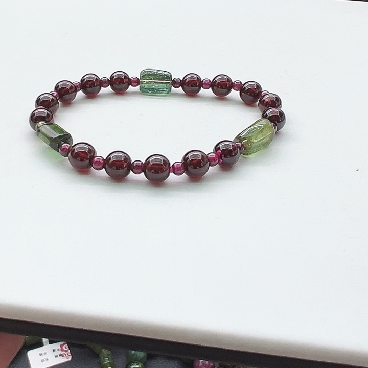 未镶嵌手链石榴石5号
