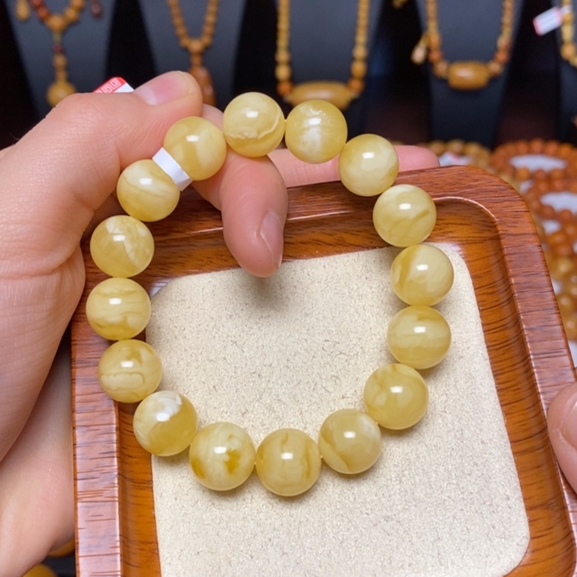 【闪购商品】未镶嵌蜜蜡手链手串