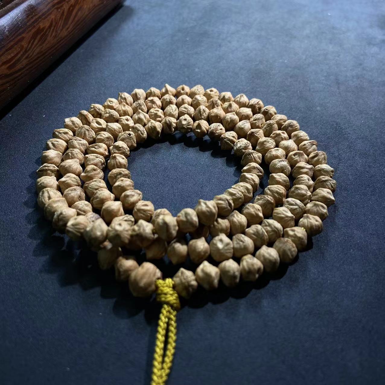 S4230【妲己】狐狸精红唇高油橫打百香籽108长串文玩（送工具）